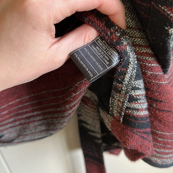 Aztec Boho Wrap Jacket - Picture 6 of 6